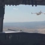 Dos aviones griegos participan en las labores de extinción en Burgohondo