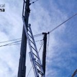 Dos investigados por manipular un poste de alta tensión para hacer un enganche ilegal en una vivienda en Palma