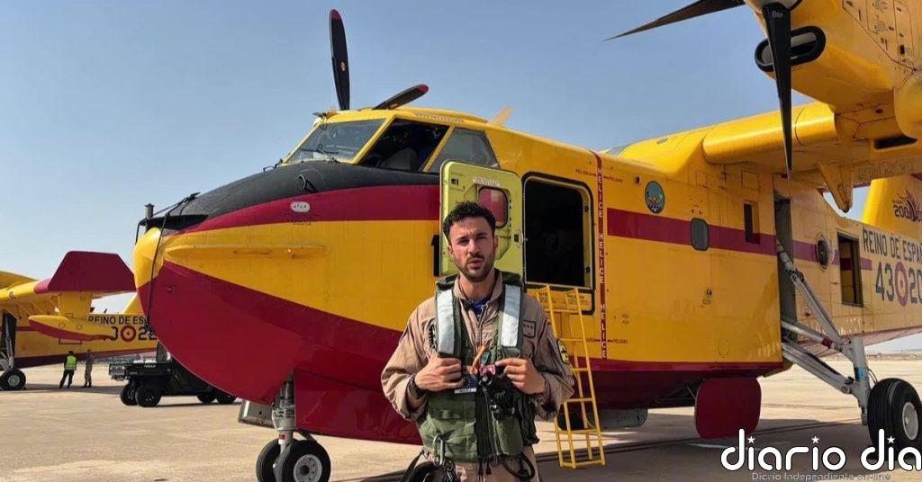 El 43 Grupo de las Fuerzas Aéreas combate los grandes incendios forestales con solo la mitad de su flota operativa
