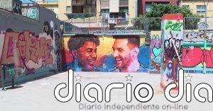 El artista Axe Colours retrata a Messi y Lamine Yamal en Barcelona a las puertas de la final entre Argentina y España