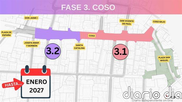 El Ayuntamiento de Zaragoza avanza en la reforma integral del Coso y activa una nueva fase