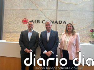 El Ayuntamiento defiende ante Air Canada la viabilidad de una conexión aérea directa entre Sevilla y Canadá