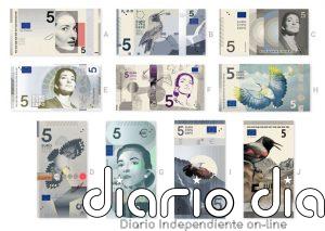 El BCE abre la encuesta pública para elegir entre los diez diseños de los nuevos billetes de euro