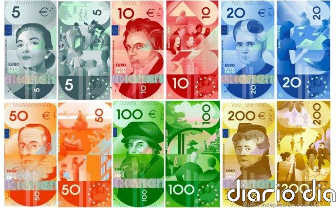 El BCE aclara que Canarias y otras islas sí aparecerán en los nuevos billetes de euro
