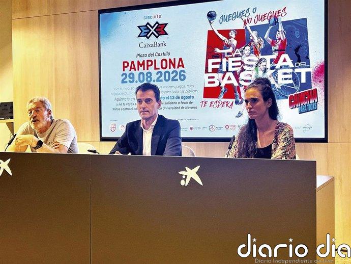 El Circuito 3x3 CaixaBank 2026 regresa tras el verano a Pamplona