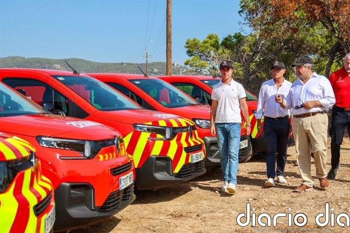 El Consell incorpora 15 nuevas furgonetas a los Bomberos de Mallorca