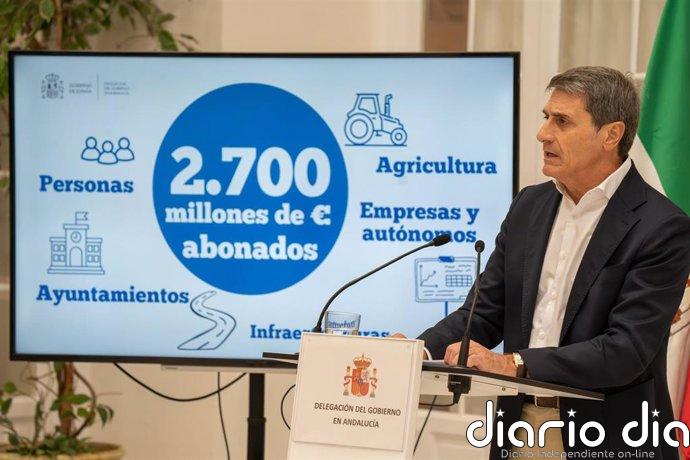 El delegado destaca que el Gobierno destina "por sexto año consecutivo" 50 millones a Andalucía para un plan de empleo