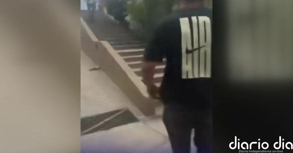 El dramático vídeo de una familia que huye por las escaleras de un edificio a punto de colapsar por los terremotos en Venezuela