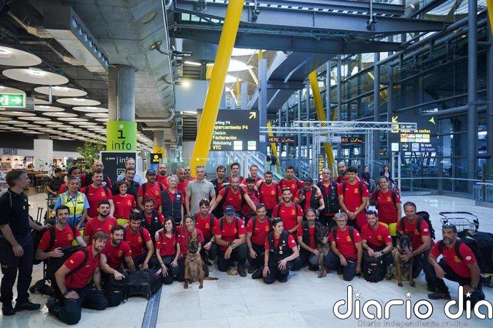 El ERICAM regresa a Madrid tras diez días desplazados en Venezuela para labores de rescate por los terremotos