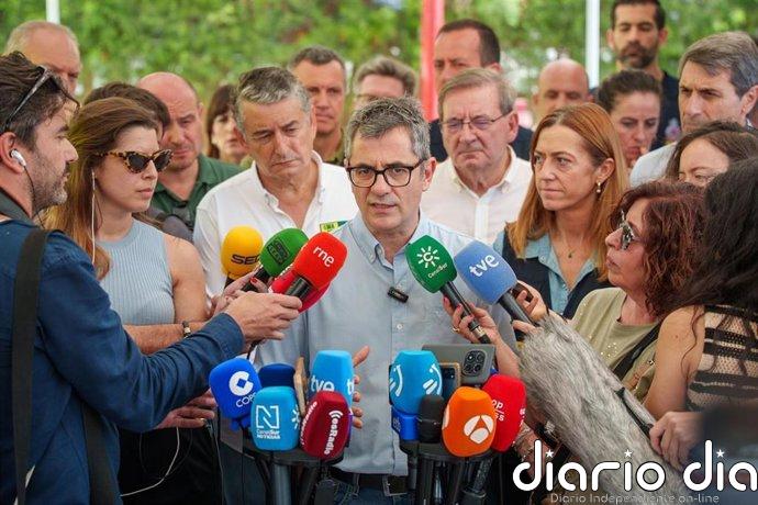 El Gobierno ve condiciones favorables para atajar el fuego de Los Gallardos (Almería) y prevé "noticias positivas"