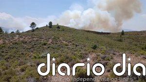 El incendio de Cañizar del Olivar (Teruel) está controlado y la superficie afectada no sube de siete hectáreas