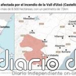 El incendio de la Vall d'Uixó contiene el crecimiento, pero preocupa el humo: "No hay que bajar la guardia"