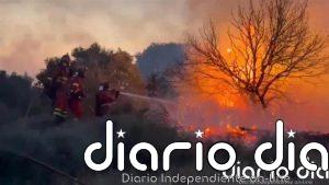 El incendio de las Cinco Villas quema ya unas 15.400 hectáreas