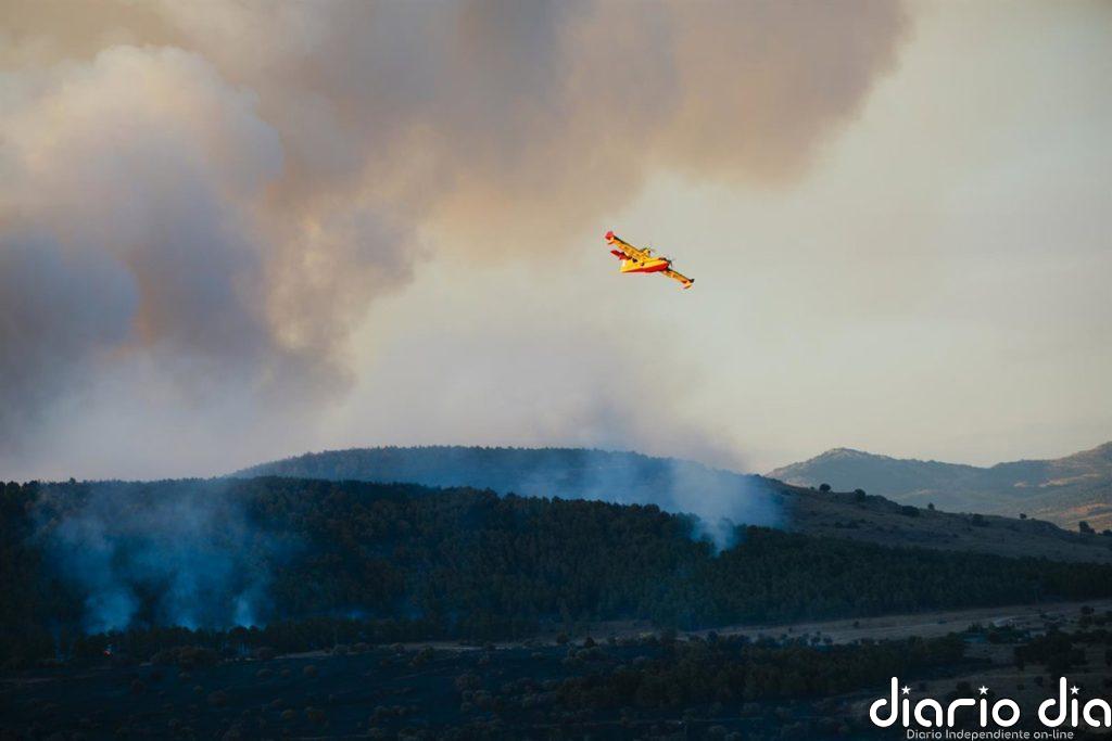 El incendio de Lozoyuela (Madrid) baja a nivel 1 y se desactiva la UME tras quedar estabilizado