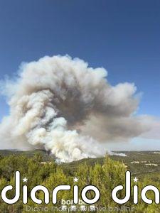 El incendio de Rubió (Barcelona) afecta a unas 47 hectáreas mayoritariamente forestales
