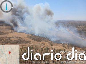 El Infoca da por estabilizado el incendio forestal del paraje La Juanita de Alosno (Huelva)