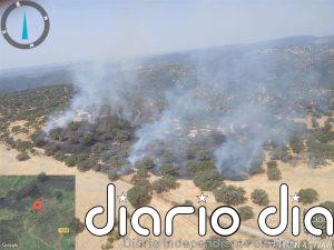 El Infoca retira los medios aéreos del incendio declarado en la Finca Villalobillos de Córdoba