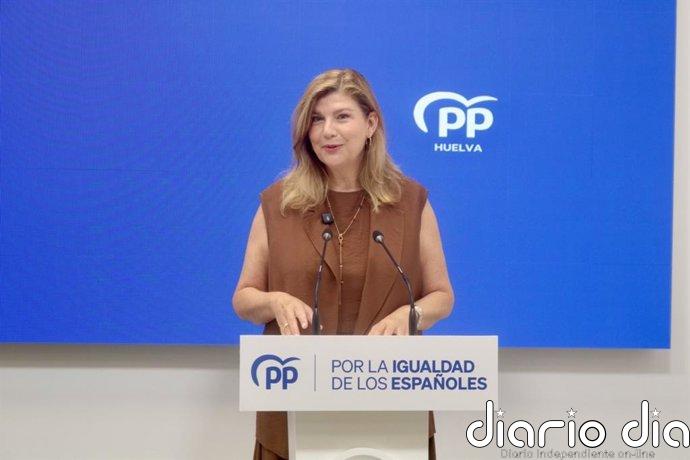 El PP critica que el PSOE de Huelva "calla ante el abandono del Gobierno" a la provincia