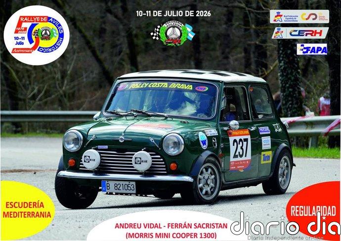 El Rallye de Avilés Histórico celebra su 50ª edición como sede del Campeonato de España