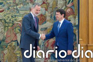 El Rey recibe en Zarzuela a Mañueco tras su reelección como presidente de Castilla y León