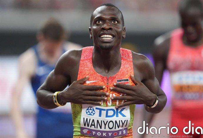 Emmanuel Wanyonyi establece en Mónaco el nuevo récord mundial de los 1.000 metros
