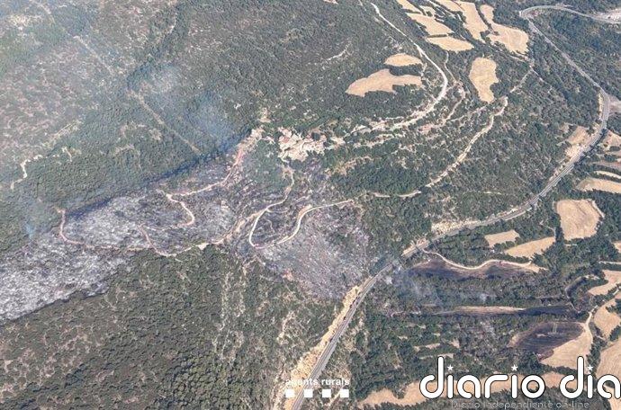 Estabilizado el incendio de Camarasa (Lleida) después de afectar a unas 21,8 hectáreas