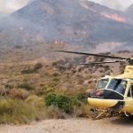 Estabilizado el incendio forestal de la Sierra de Las Moreras que obligó a evacuar vecinos en Mazarrón (Murcia)