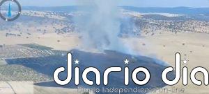 Estabilizado el incendio forestal de Peñarroya-Pueblonuevo (Córdoba) que moviliza diez efectivos aéreos
