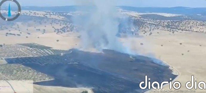 Estabilizado el incendio forestal de Peñarroya-Pueblonuevo (Córdoba) que moviliza diez efectivos aéreos