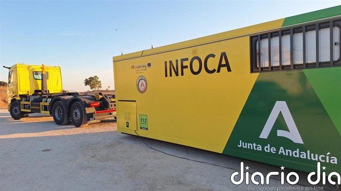 Estabilizado el incendio forestal declarado en Morón de la Frontera (Sevilla) que moviliza a más de 80 efectivos