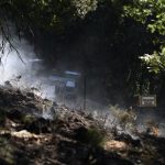 Estabilizados los incendios forestales de Murias de Ponjos y Quintela (León)
