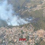 Estabilizan el incendio de Cubelles (Barcelona)