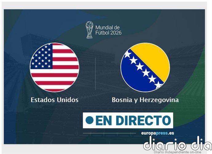 Estados Unidos - Bosnia y Herzegovina, en directo hoy: sigue el partido de Copa Mundial de la FIFA minuto a minuto