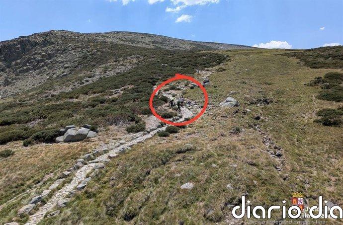 Evacuada una niña con un golpe de calor en la Laguna Grande de Gredos