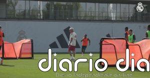 Exigente sesión de entrenamiento del Real Madrid