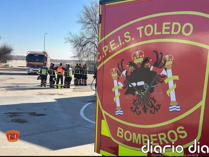 Extinguido el incendio de una nave industrial en Illescas