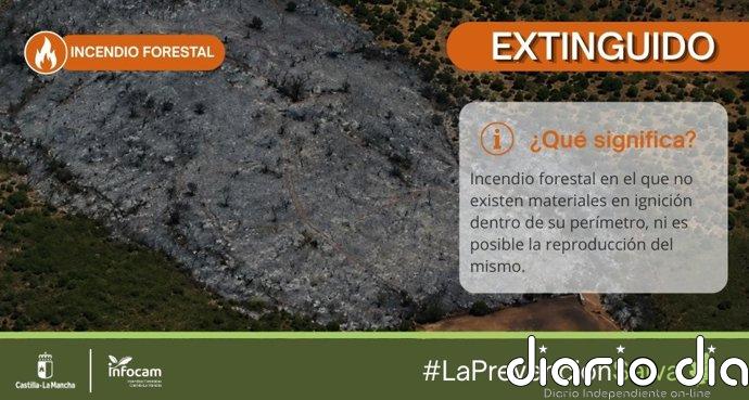 Extinguido el incendio declarado este jueves en Retuerta del Bullaque (Ciudad Real)