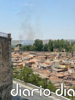 Extinguido el incendio en las inmediaciones de Toledo capital