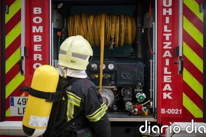 Extinguido un incendio forestal en Donamaria