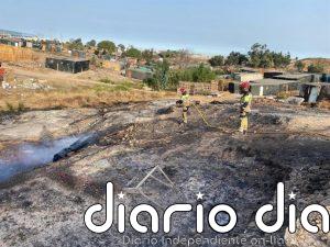 Extinguido un nuevo incendio en un asentamiento de Palos de la Frontera (Huelva) sin heridos