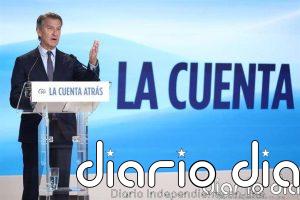 Feijóo "activa la cuenta atrás" para echar a Sánchez: "Merece un castigo electoral por ser una desgracia para el país"