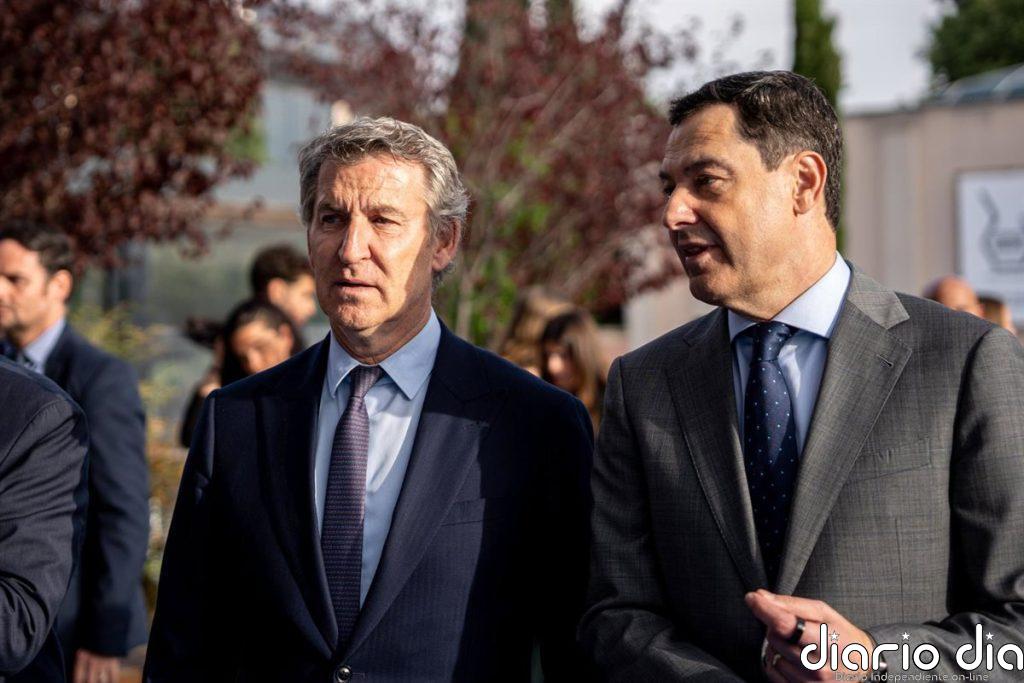 Feijóo defiende el "sólido" pacto de Moreno con Vox y critica que ningún ministro fuera a su toma de posesión