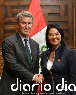 Feijóo dice que Fujimori trabajará para que Perú tenga la "prosperidad y estabilidad" que "merece"