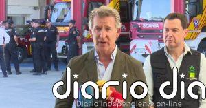 Feijóo promete un "gran acuerdo" de prevención de riesgos contra catástrofes naturales si llega a Moncloa tras el incendio de Almería