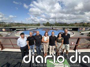 Finalizan las obras de reforma estética de la glorieta entre Lugones y La Fresneda, en Siero