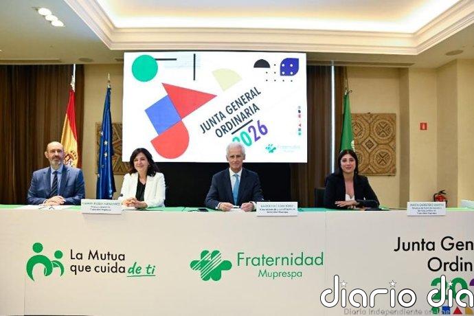 Fraternidad-Muprespa aumenta sus beneficios un 14,5% en 2025, hasta los 11,13 millones