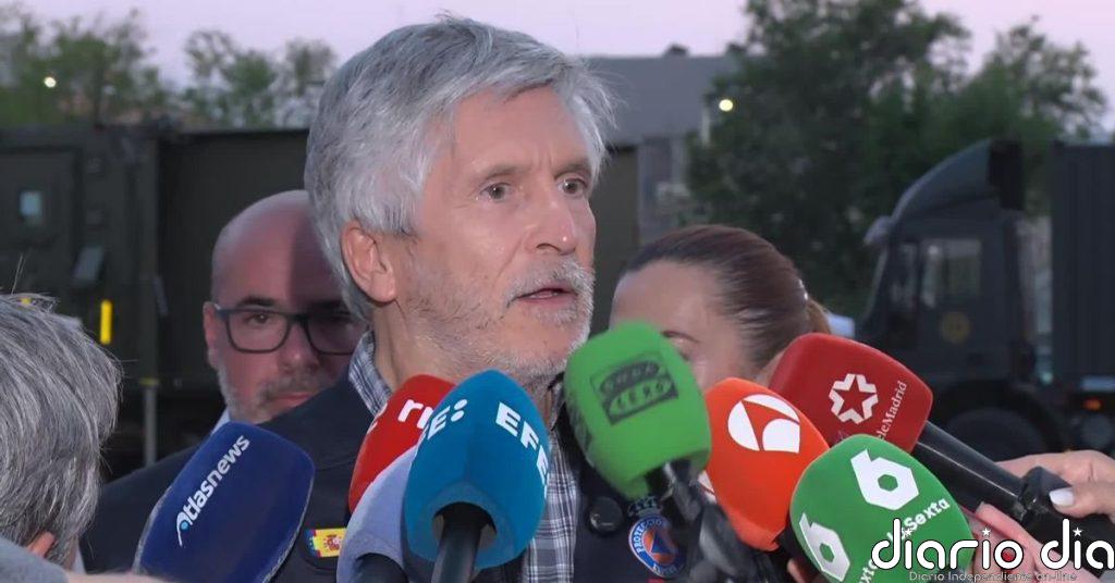 Grande-Marlaska: “La zona que más nos preocupa es la zona norte del pantano de San Juan”