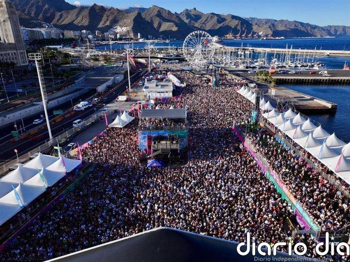 Hasta 10.000 personas podrán disfrutar gratis en Santa Cruz de la final de España en el recinto del Cook Music Fest