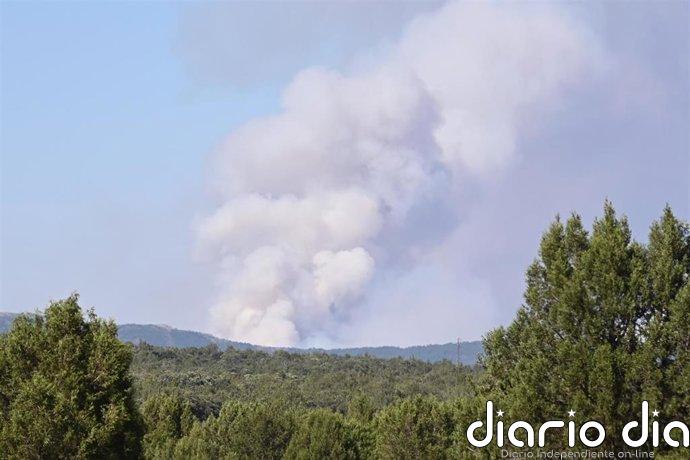 Hectáreas quemadas siguen creciendo en La Mierla hasta las 32.000 pero el avance de las llamas es más lento