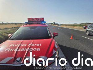 Herida una mujer al colisionar contra otro vehículo en Mendivil, situado en el municipio de Olóriz